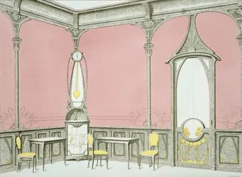 Inneneinrichtung für eine Brasserie, Illustration aus 